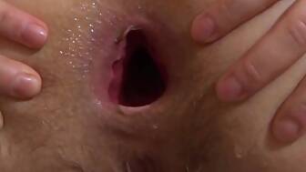 doggy anal masturbation gaping