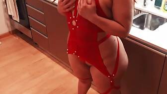 oiled stepmom penetrating