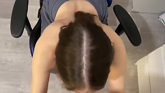 huge tits stepsister playing