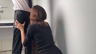 secretary deep mouth blow