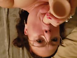 3 min - Hotwife dildo