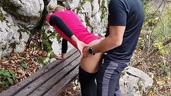 teenager penetrated public