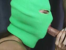 5 min - Fucked cock mouth bj