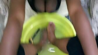 teenager street oral foot