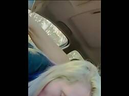 3 min - Blonde blow driving couple