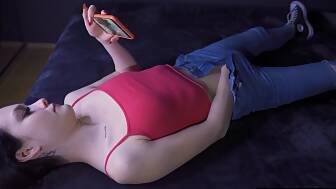 eighteen teenager watches masturbates