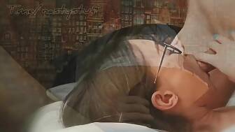 asian teacher bangs ass