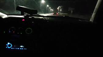 car jizz public hand