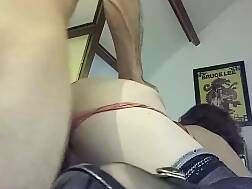 16 min - White dress black milf