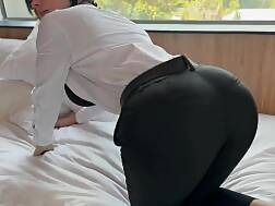 13 min - Secretary blow penetrates prick