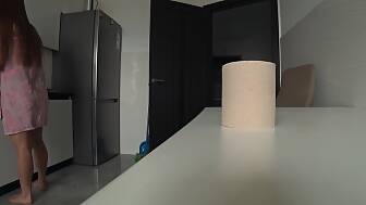 wife drill kitchen