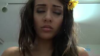 strokes dick feet riding