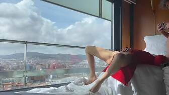 dress herself swallowed jizz