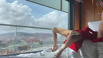 dress herself swallowed jizz