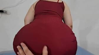 pov bubble butt wearing