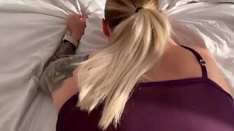 spanking fucking blondie cum