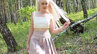 banged blond forest finished