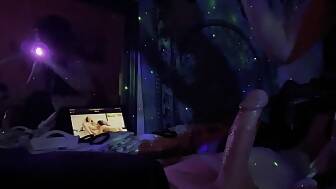 sucking dick cum
