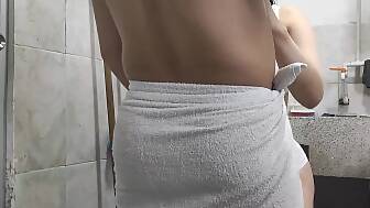 fucked washing panties