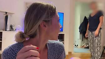 caught blow watched sperm