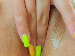 6 min - Young masturbates vagina
