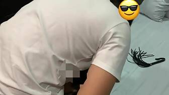 bdsm blindfolded bunny maid