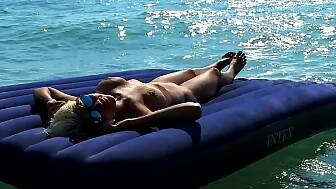 watched beach huge melons