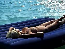 9 min - Watched beach huge melons