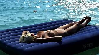 watched beach huge melons