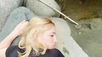 banging outdoors