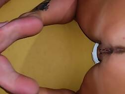 12 min - Banged feet covered cum