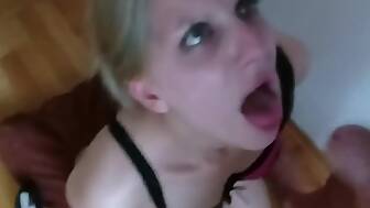 submissive milf mouth penetrates