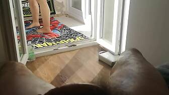 oiled stepsister rides penetrated