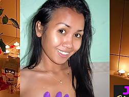 6 min - Big butt oriental showed