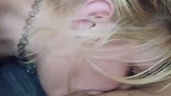 submissive milf blowing fucking