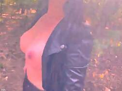6 min - Public walk park mistress
