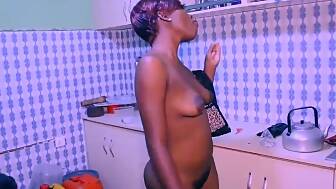 african huge wife drill