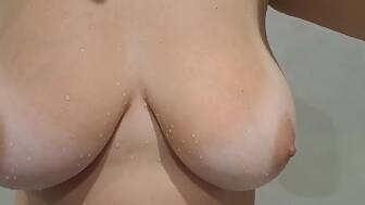 pov closeup natural jugs