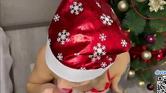 christmas bj cock