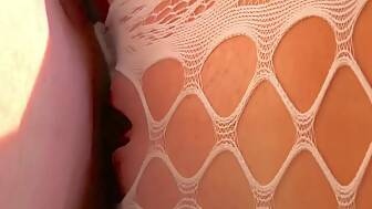 kitchen lingerie cunt belly