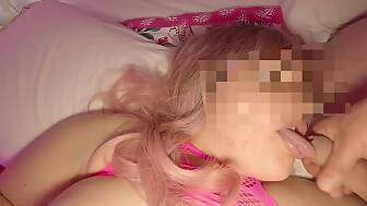 sperm throat chubby huge