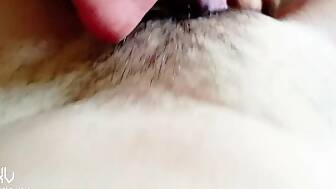 pov hairy snatch licking