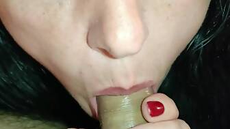 mature milf housewife blowjob