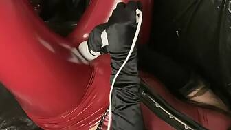 heels leggings masturbation