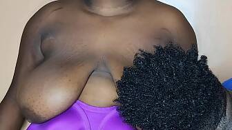 huge boobs african sucked