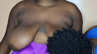 huge boobs african sucked