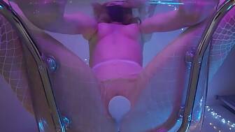 pov lighthaired face lick