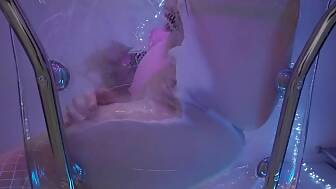 pov lighthaired face lick