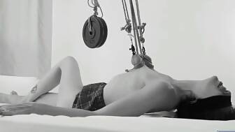 gym saggy titties bondage