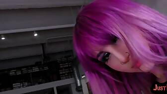pov tattooed rides prick